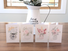 Vase Watercolor Card Set