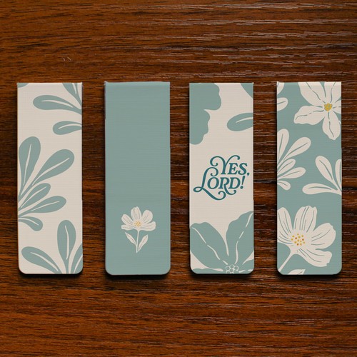 Dwell Summer Magnetic Bookmarks (set of 4)