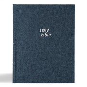 CSB Notetaking Bible Medium Blue over Board, ROH Edition