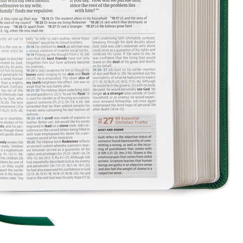 CSB Student Study Bible, Emerald Leathertouch