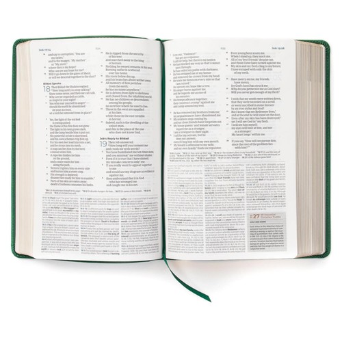 CSB Student Study Bible, Emerald Leathertouch