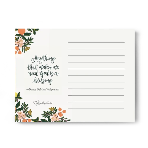Anything That Makes Me Need God—Magnetic Notepad