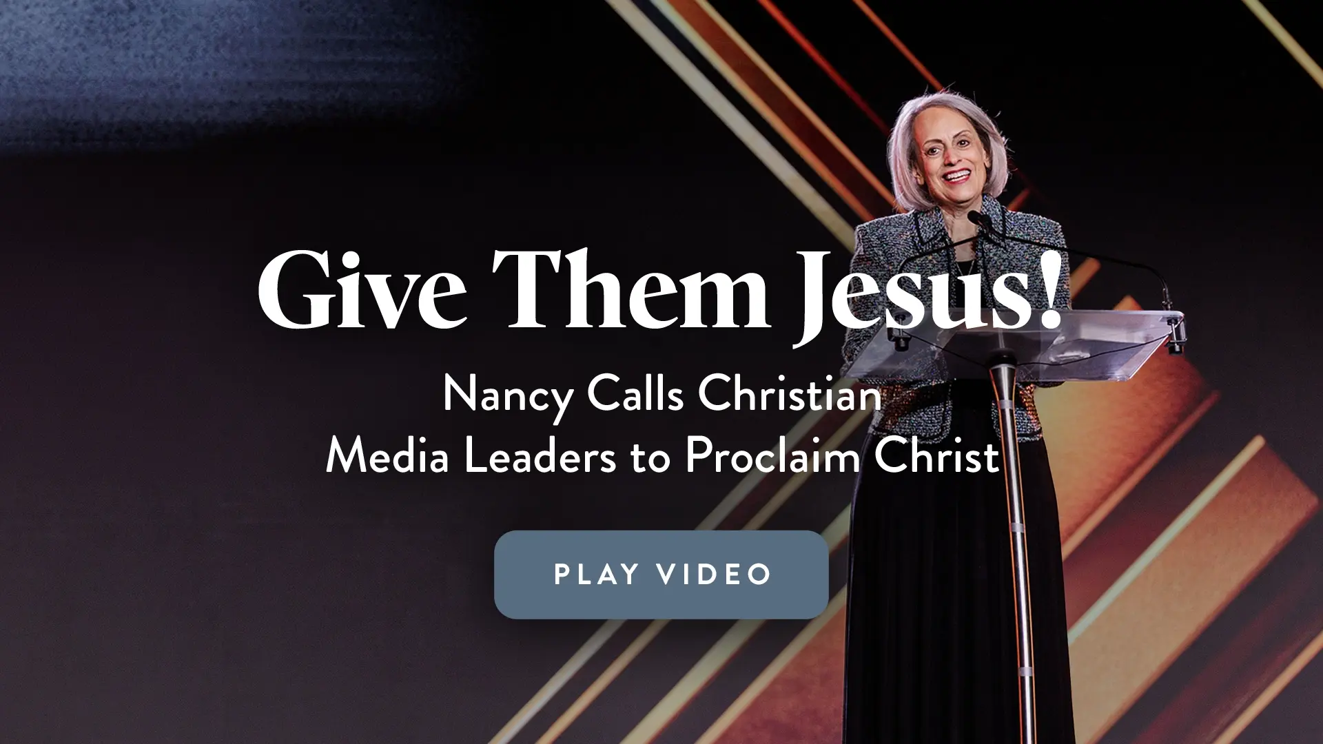 Watch Nancy's message to the NRB